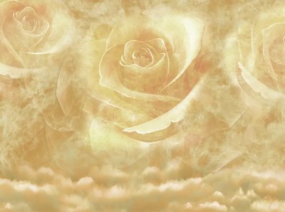 фотообои Розы в тумане 2
