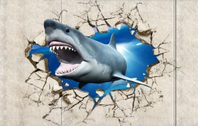 фотообои Зубастая акула