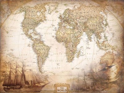 фотообои Старая карта пиратов